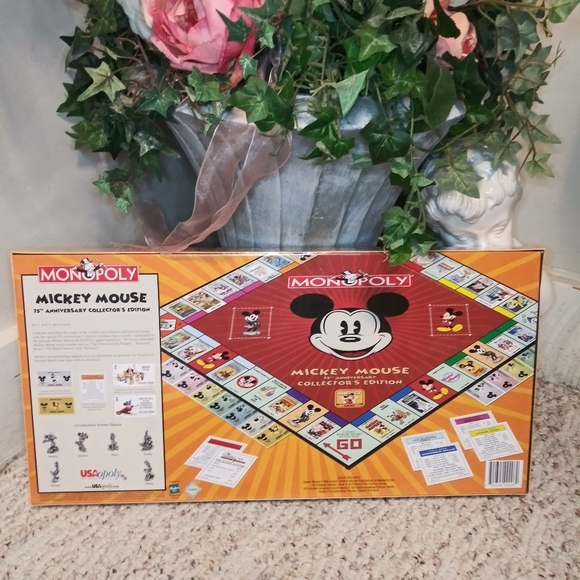 Vintage 2004 Monopoly Mickey Mouse 75th Anniversary Collectors Addition Game - Picture 4 of 8